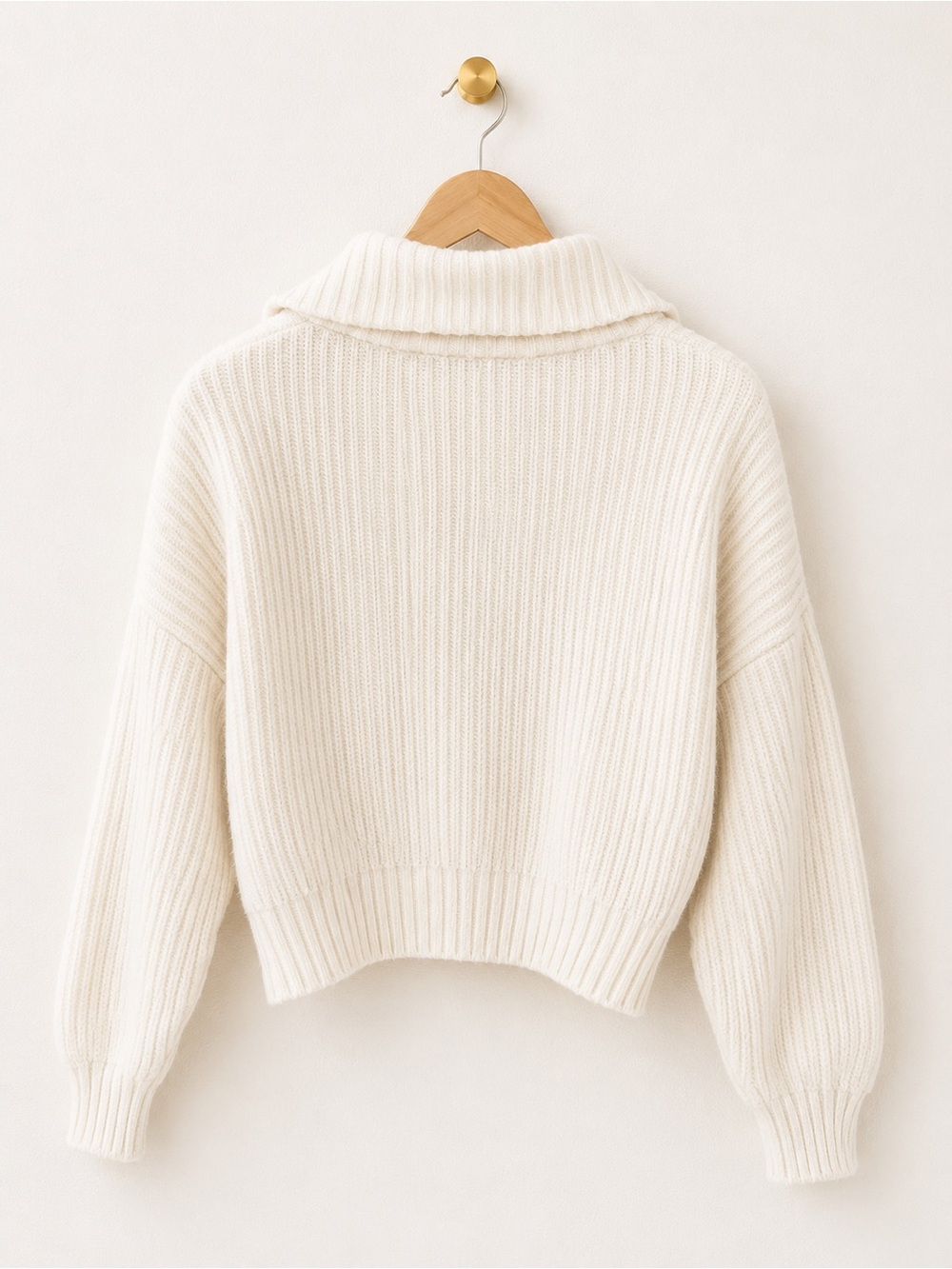 New Old Navy SoSoft Cream Zip Cardigan Sweater | Girls Large (10–12) - Picture 2 of 4